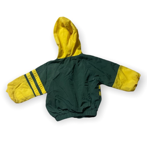 Vintage Team NFL Babyfair Green Bay Packers Football Windbreaker Zip Up Jacket - Picture 2 of 8